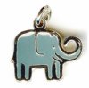 Sterling Silver 15x18mm Elephant Pendant